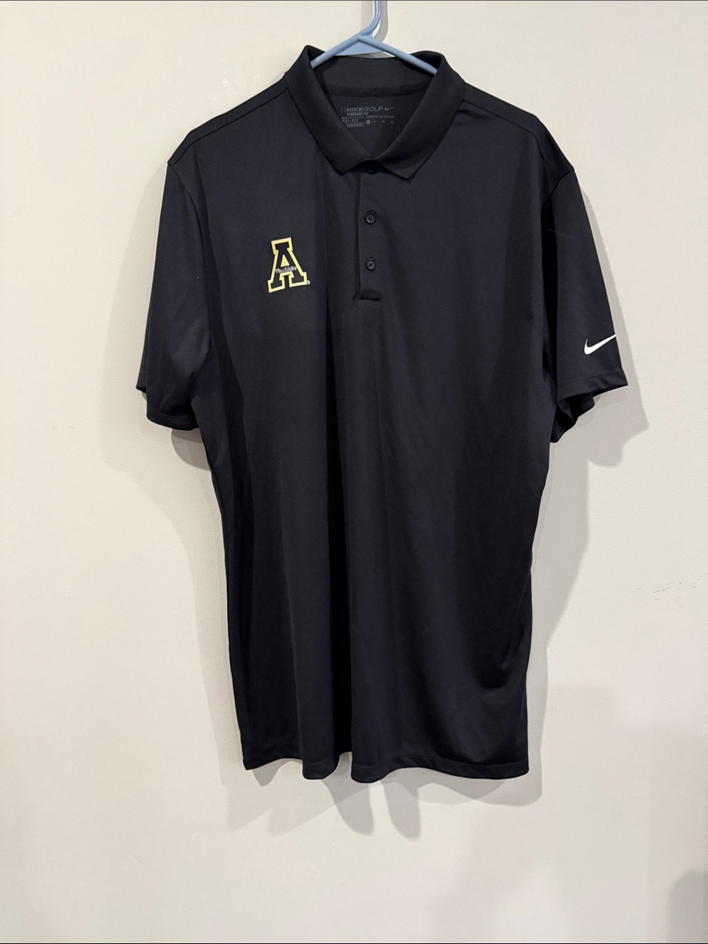 App State Dri-fit Nike Men’s Black Polo Shirt